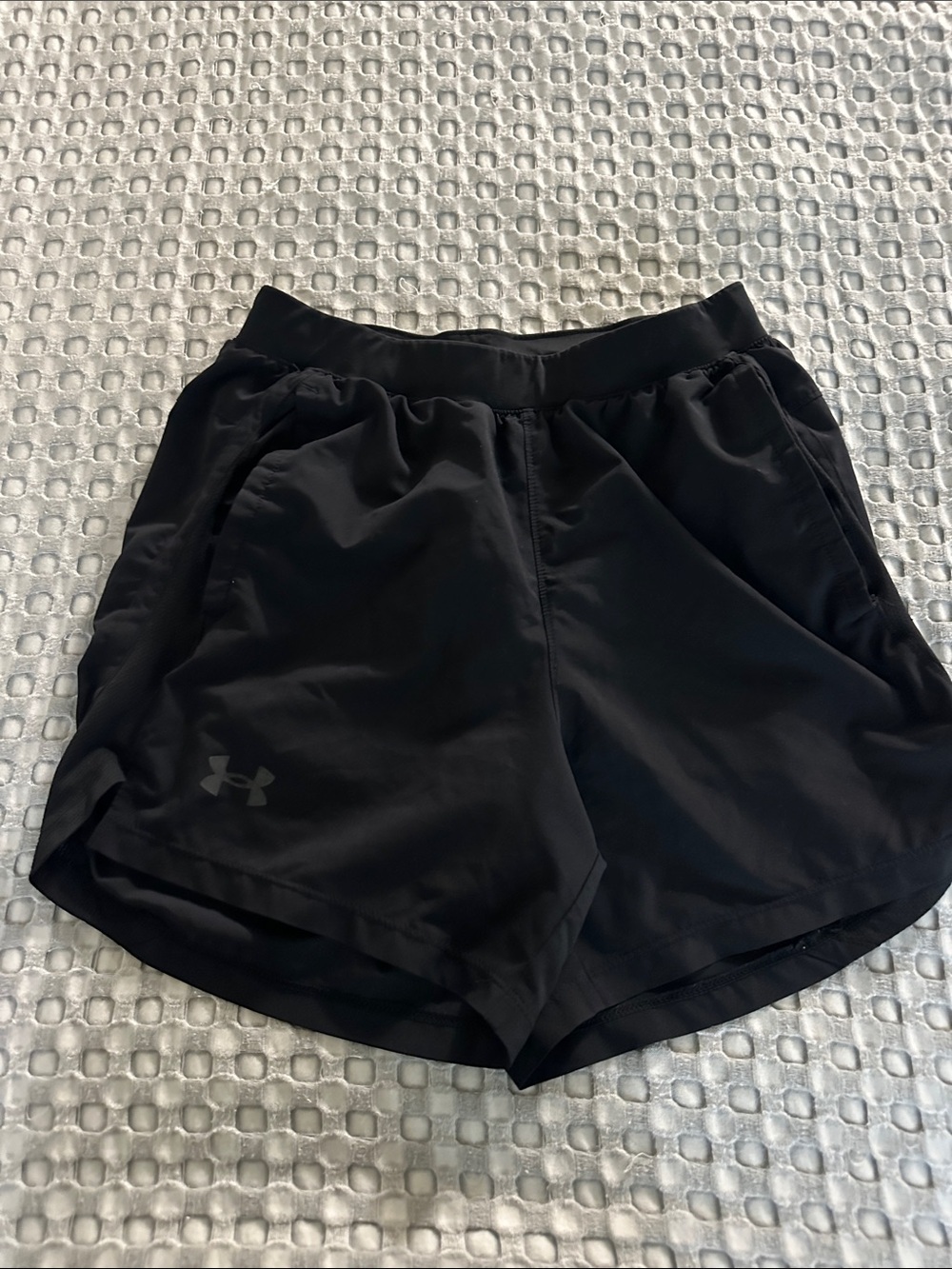 Under Armour Black Women's Performance Running Shorts - Picture 1 of 7